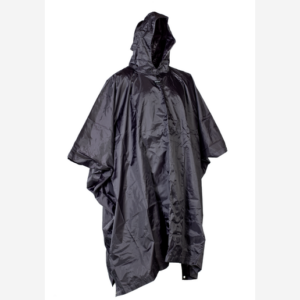 US Regenponcho Ripstop Schwarz