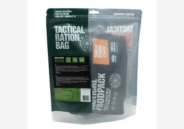 Tactical Foodpack 1 Meal Ration Vegan Outdoor-Nahrung 1416 kcal