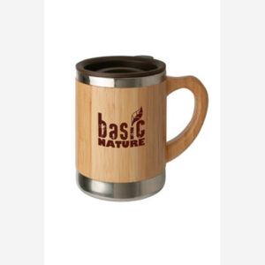 BasicNature Edelstahlbecher 'Bambus' 0