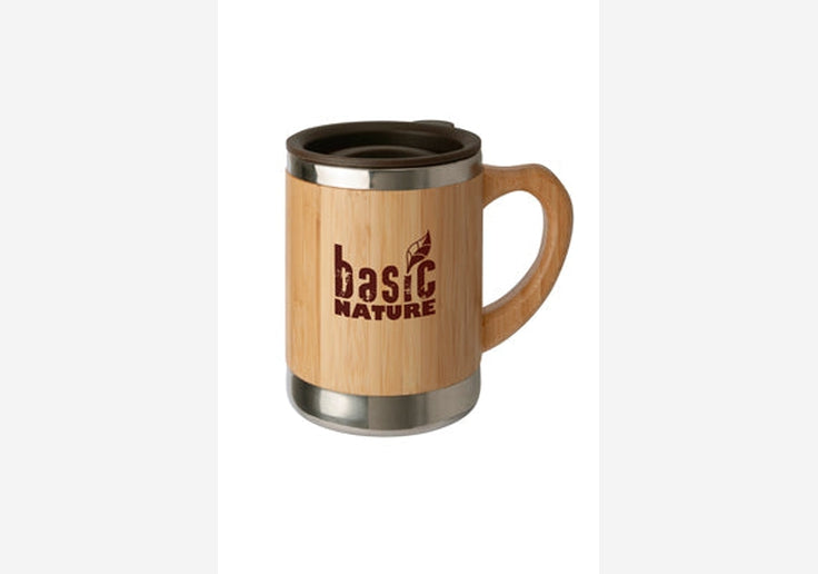 BasicNature Edelstahlbecher 'Bambus' 0