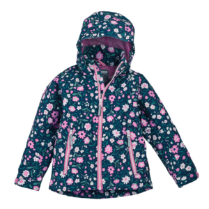 Outburst Kinder-Funktionsjacke im bunten Blumenmuster