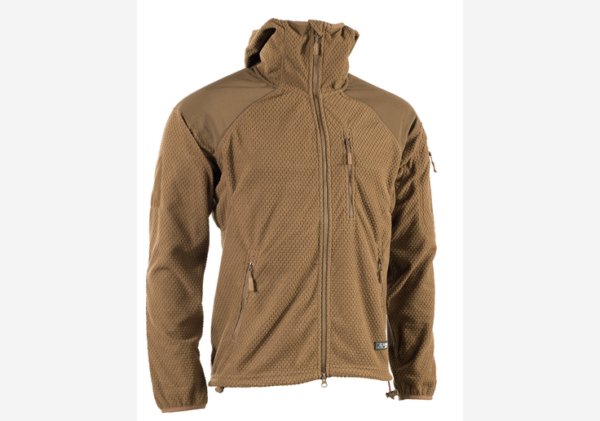 Taktische Outdoor-Fleecejacke "Delta" mit Kapuze