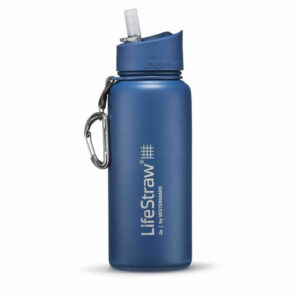 LifeStraw Outdoor-Wasserfilter "Go Edelstahl" Membran-Mikrofilter 700ml