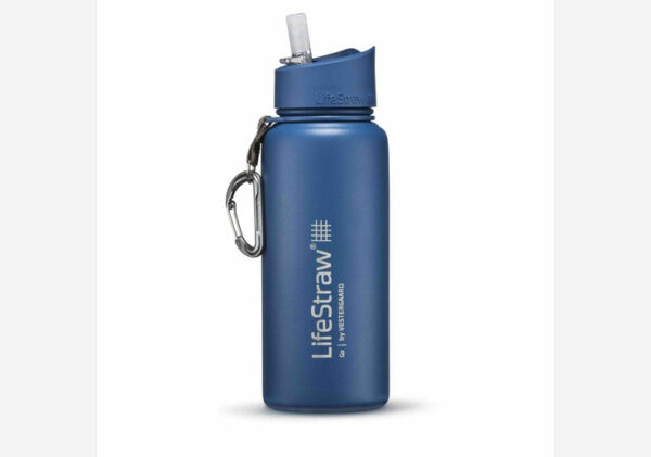 LifeStraw Outdoor-Wasserfilter "Go Edelstahl" Membran-Mikrofilter 700ml