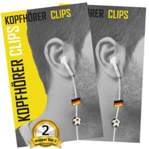 doppel Set Fan Clips Kopfhörer 2 [Flagge]