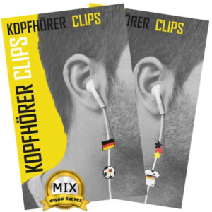 doppel Set Fan Clips Kopfhörer Mix