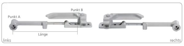 Aussteller 330 mm für S-6 Fenster links & rechts