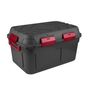 SAFARI schwarz - wasserdichte Aufbewahrungsbox 130 Liter - Griff - ...