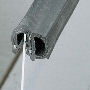 Dichtprofil seitlicher Wulst 10 x 5 mm für Kabinentüren Fenster 5m