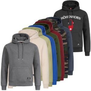 Höhenhorn Janga Hoodie Herren Kapuzen Pullover Hoody Sweatshirt 5XL Beige