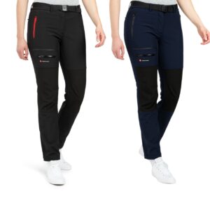 Höhenhorn Trekmaster Damen Wanderhose Softshellhose Outdoorhose Gefüttert Sno... XL Dunkelblau