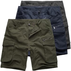 Höhenhorn Teramaster Herren Cargo Shorts Kurze Hose Bermuda W40 GrÃ¼n