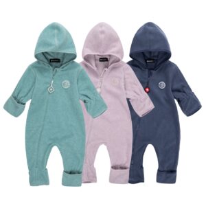 Höhenhorn Ibex Baby Fleece Overall Winter Herbst Strampler Kleinkind mit Kapuze 92 Pink