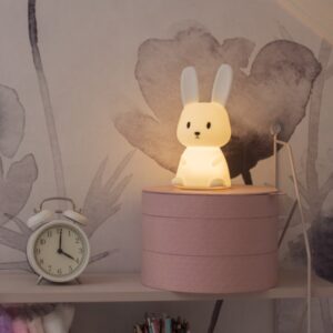 LED Nachtlicht Hase STUPSI - Einschlaflicht - H: 20cm - Warmweiß/Fa...