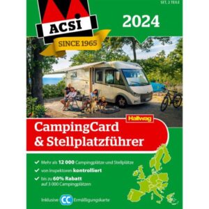 ACSI CampingCard & Stellplatzführer 2024