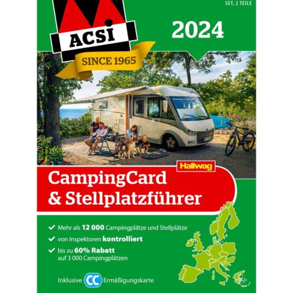 ACSI CampingCard & Stellplatzführer 2024