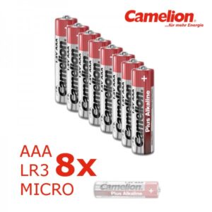 8 x Batterie Mignon AAA LR3 1