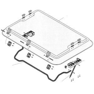 Dometic Heki 2 Glas ohne Anbauteile