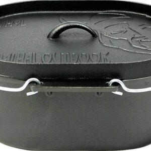 Feuertopf Dutch Oven Gusseisen oval 9 Liter