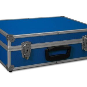 GORANDO® Transportkoffer blau | Alurahmen | 440x300x130mm | Für Wer...