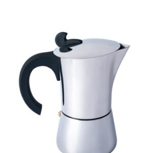 BasicNature Espresso Maker Edelstahl 2 Tassen