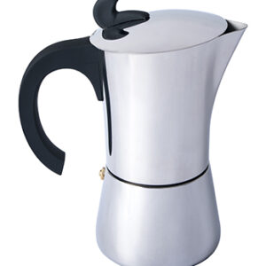 BasicNature Espresso Maker Edelstahl 9 Tassen