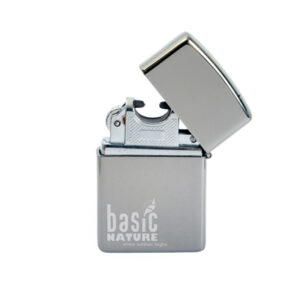 BasicNature Feuerzeug Arc USB poliert