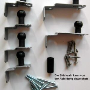 Befestigungsklammern für Dachstärke 46-55 mm REMItop Vario II 500 x 700 mm