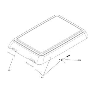 Dometic Midi Heki Style Glasrahmen komplett