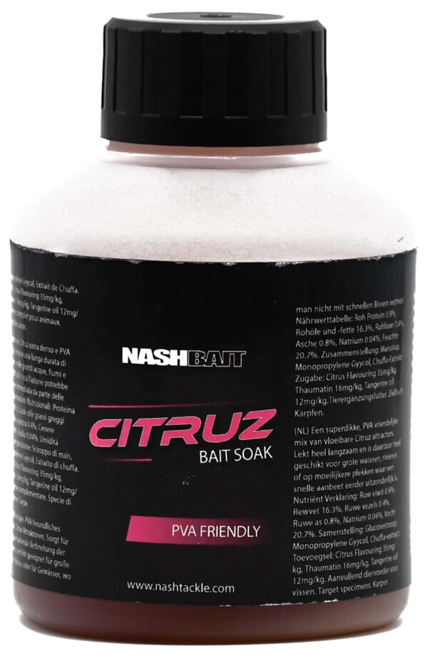 Nash Citruz Liquid Bait Soak