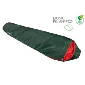 High Peak Lite Pak 1200 Mumienschlafsack 225x80cm grün-rot