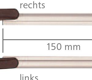 Klick-Klack-Aussteller 15 cm für S3 und S4 Fenster VAM 400