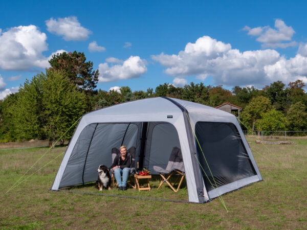 Luft-Pavillon Party-Shelter LINOSA mit Seitenwänden 400 x 400 cm