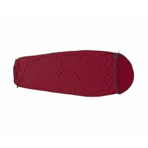 Origin Outdoors Sleeping Liner Mikrofleece Mumienform bordeaux