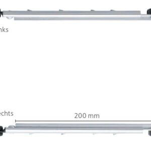 Polyplastic Fenster Polyfix Rohraussteller links 300 mm