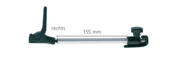 Polyplastic Fenster Rohraussteller links 200 mm stufenlos