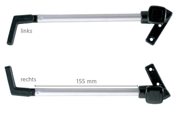 Polyplastic Fenster Rohraussteller links 200 mm stufenlos