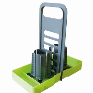 Dörr Flaschenhalter Multi Tray OELE lime-dunkelgrau