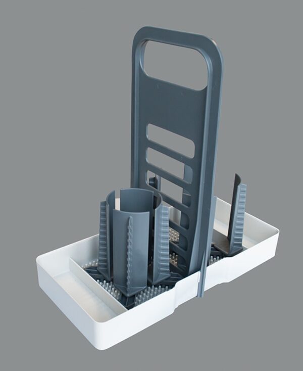 Dörr Flaschenhalter Multi Tray OELE hellgrau-dunkelgrau
