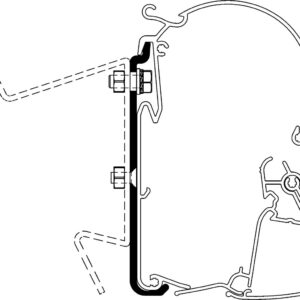 Thule Wandadapter-Set für VW Westfalia