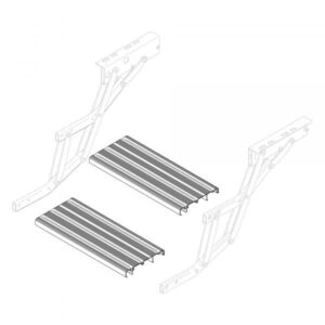 Trittbrett Omnistep ABS 12V double 500 alu 2 Stück