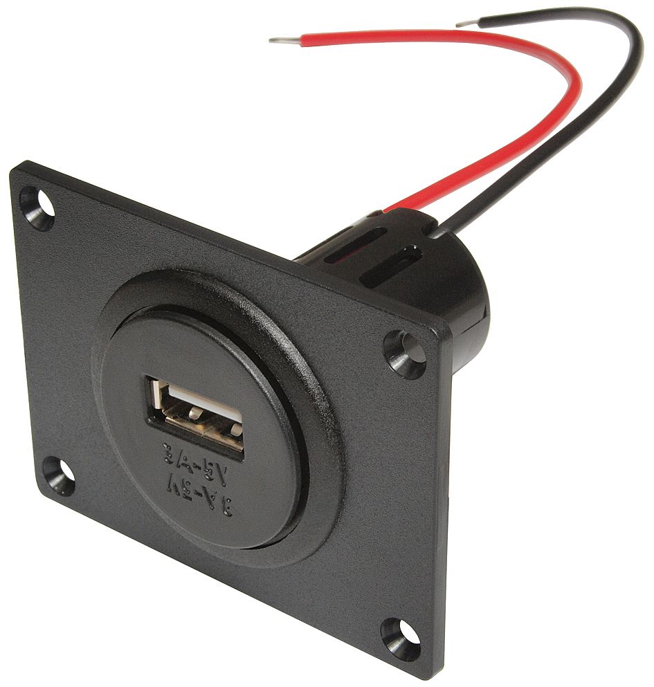 USB Einbausteckdose 12 Volt