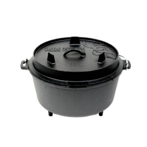 Feuertopf Dutch Oven Gusseisen 8 Liter mit Füßen