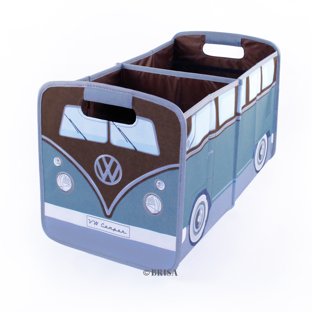 VW Bulli T1 Bus Faltbox in Petrol/Braun