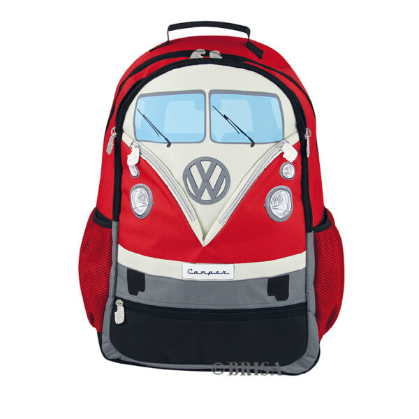 VW Bulli T1 Rucksack rot