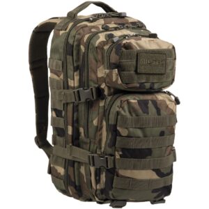 MIL-TEC US Assault Pack Camouflage LG Woodland 36 Liter