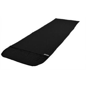 Mivall Inlett Decke Jersey 225x75cm schwarz Hüttenschlafsack