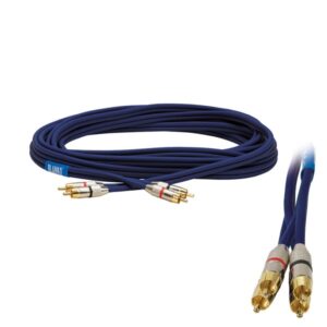 Cinch / RCA Signalkabel 6 Meter - vergoldete Anschlüsse - HIFI Kabel