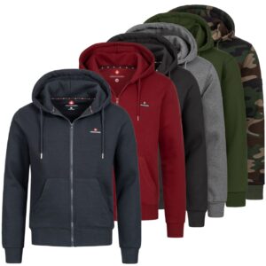 Höhenhorn Katan Herren Hoodie Pullover Sweatshirt Kapuzenpullover 5XL Blau