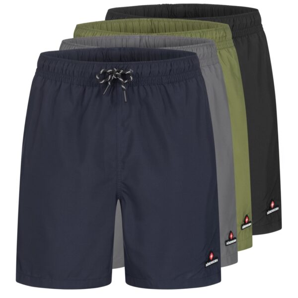Höhenhorn Wellenmaster Herren Badehose Schnelltrocknend Badeshort Schwimmhose XL Grau